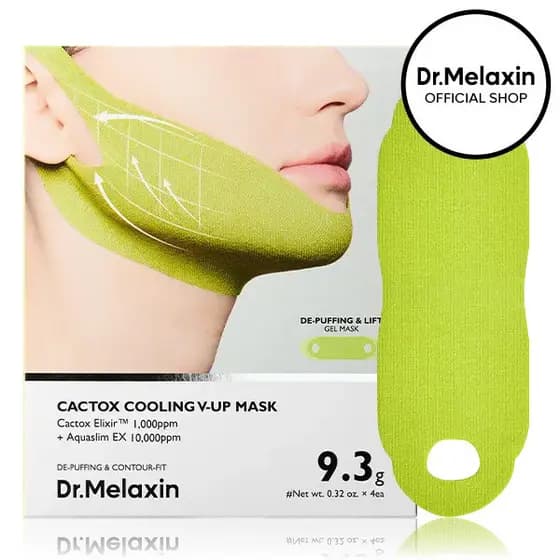 [Dr.Melaxin Oficial] CACTOX V-LIFTING MEWING BAND com Efeito Refrescante de Cacto Reduz o Inchaço e Reduz os Poros para