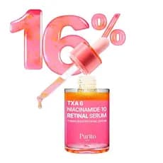 PURITO TXA 6% + Niacinamida 10% + Sérum Facial com Retinal |   para Manchas Escuras, Hiperpigmentação, Tom Irregular |