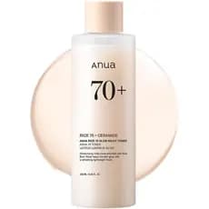Tônico Anua Rice 70 Glow Milky, Pele Radiante e Úmida, Hidratação e Cuidado da Barreira, Água de Arroz, Niacinamida, Cer