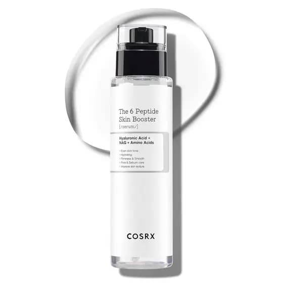 COSRX 6X Peptide Collagen Booster Toner Serum com Peptídeos de Cobre, Niacinamida e Ácido Hialurônico, Essência Facial R