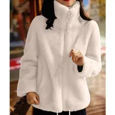 【Conforto e Calor】Double-Sided Fleece Moletom/Agasalho/Aquecido/Zíper
