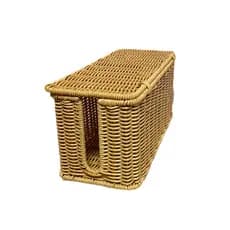 [Material Resistente]【Organização Perfeita】Caixa De Cabos/Organizador De Fios/Para Mesa/Casa/Decoração