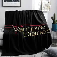Cobertor The Vampire Diaries Macio E Quente Com Cama , Sofá , Roupa De Aconchegante Para Crianças
