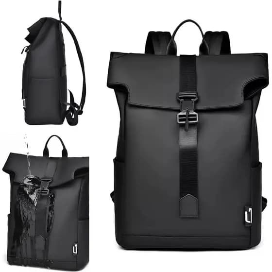 Mochila Resistente à Água para Homens e Mulheres, Mochila para Laptop, Mochilas Universitárias, Compatível com Notebooks