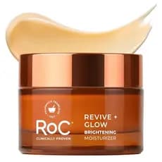 RoC Multi Correxion Revive + Glow Hidratante Facial com 10% de Vitamina C, Creme em Gel Antienvelhecimento, Brilho Insta