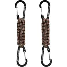 BRAVESHINE Chaveiro de Paracord com Mosquetão, Clipe em D, Gancho para Carrinho de Bebê, para Garrafa de Água, Chaves, M