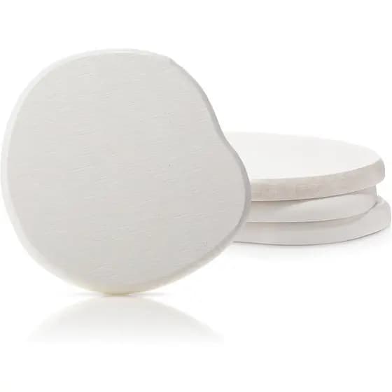 Conjunto de 4 Porta-Copos de Terra Diatomácea, Porta-Copos Absorventes e de Secagem Rápida para Bebidas, para Mesas, Des