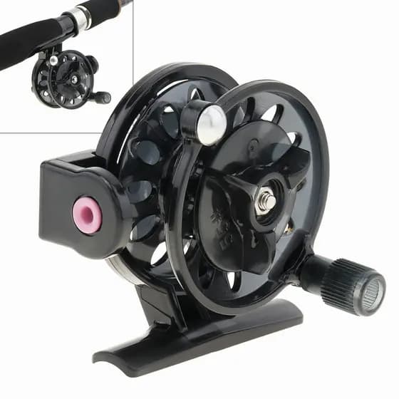 1 : 1 Carretel De Pesca Com Mosca ABS Leve ICE Antiga Molinete Para Equipamento De Carpa