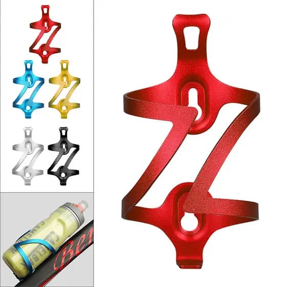 Suporte Para Garrafa De Água De Bicicleta , Liga De Alumínio , Leve , Resistente À Ferrugem , Cabe Em Garrafas Padrão
