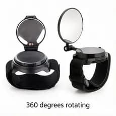 Espelho Retrovisor Dobrável Giratório De 360 Graus Para Ciclismo Bicicleta