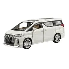 【Ideal para Coleção】Modelo Colecionável Toyota Alphard Miniatura/Carro de Liga/Controle Remoto