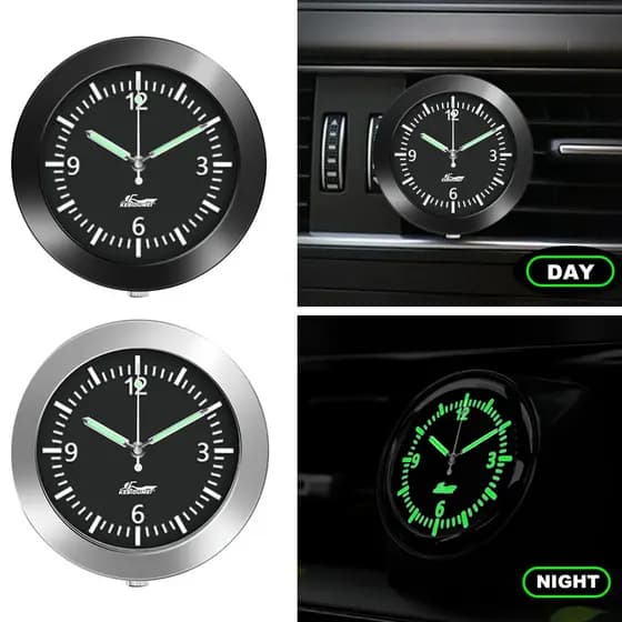 Relógio De Carro Painel De Controle Luminoso Automóveis Relógios De Quartzo Mecânica Acessórios Para Carros