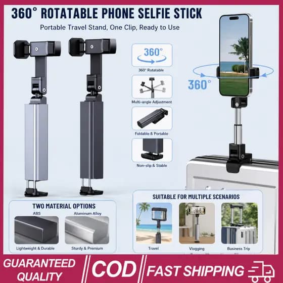 (Novidade) 2pcs Suporte Dobrável Para Telefone 360 ° Viagem Portátil Segurando selfie Escritório Vara Assento Mesa Pregu