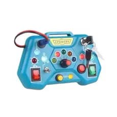 Brinquedos Sensoriais Montessori Busy Board com Painel de Controle LED para Atividades de Viagem