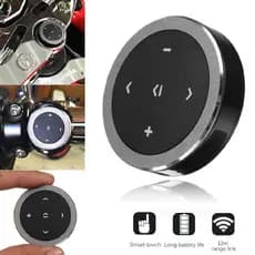 Controle Remoto Do Volante Bluetooth Sem Fio mp3 Music Play Para Android IOS Smartphone Carro Kit Estilo