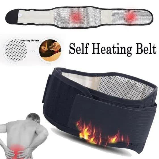 Terapia Magnética Apoio Lombar Ajustável Massagem Aquecimento Turmalina Cintura Cinto De Suporte Para Saúde