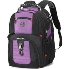 Mochila Para Laptop De Viagem Extra Grande SHRRADOO 50L Com Trava Combinada , Universitária , Bolsa De Trabalho Empresar