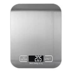 Balança Digital Cozinha 10Kg Alta Precisão 1g Inox Visor LCD Eletrônica Culinária Confeitaria Receitas Medidor Gramas