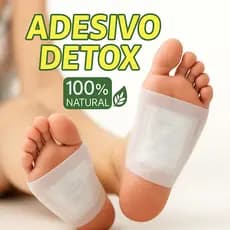 Kit 20 Adesivos Detox Para Pés Eliminador de Odor Impurezas Toxinas 100% Natural Original