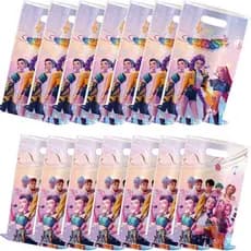 30 Sacolas de Festa de Aniversário com Tema K-POP Witch Hunt; Sacolas de Presente para Meninos e Meninas, Embalagem GP2T