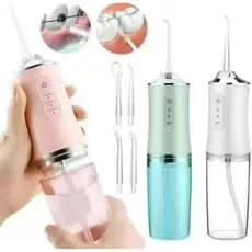 Irrigador Dental Elétrico Oral Portátil Recarregável USB 220ml Limpeza Para família ou viagem