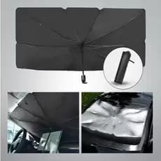 Guarda-Sol para Para-Brisa de Carro Dobrável Tipo Guarda-Chuva Protetor Solar