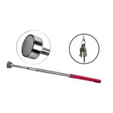 Caneta Magnética Antena Imã Telescópico Ideal para Captar Parafusos e Peças Metálicas