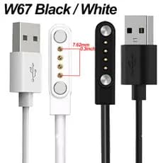 Cabo De Carregamento De Dados USB Universal De 4 Pinos Carregador Magnético Para Smartwatch Relógio Inteligente Compatív