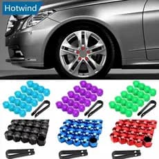 【 HW 】 20Pcs 17/19/21mm Tampas De Proteção De Porcas De Roda De Carro Pneus K1T5