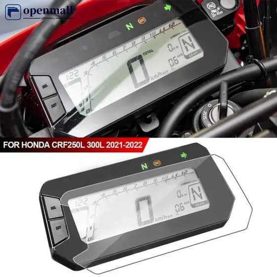 openmall 1Pc Motocicleta TPU Proteção Contra Arranhões Acessórios De Película Protetora De Tela Membrana Do Painel De Instrumentos Para Honda CRF250L 300L 2021-2022 L5N4
