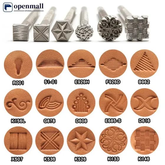 Kit De Estampagem De Couro Para Carro HOME Carimbos De Cerâmica De Cera Artesanato R4Y8