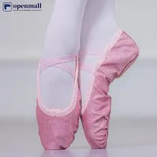 openmall Glitter Sapatos De Dança De Ballet Rosa Yoga Ginástica Para Meninas X8Z3