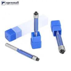 openmall 1/4pcs 4 " Shank Trim Router Bit Com 2 Bits De Rolamento Duplo De Lâmina Fresa De Madeira Para Ferramenta De Trabalho Em I3X9