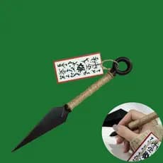 Criativo Naruto Impressão 3D Kunai Caneta Novidade Brinquedo Plástico Cos Adereços