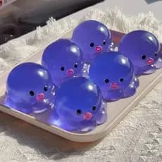 Polvo Bonito Cristal Espremendo Crianças Brinquedo Recuperação Lenta Brinquedos De Descompressão De Bolha Caseira