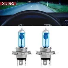 2x Lâmpadas Xenon Branca De 12V 100W 5000k/Lâmpada Globo De Claro Para Carro