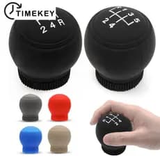 Universal Round 5/6 Speed Silicone Carro Caixa De Para Colarinhos De Mudança De Marcha Alavanca Acessórios De Decoração
