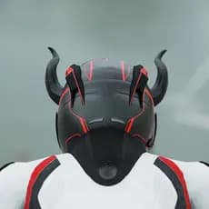 TKEY 2 Peças Decoração De Capacete De Motocicleta Estilo Chifres Do Diabo Acessórios Moto Adesivos Cosplay Com Ventosa N