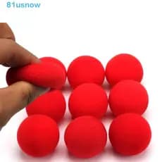 USNOW1 Bola De Esponja Mágica 10 Pcs 2.5 Cm/3.5 4.5 Circular Grandes Esponjas Ilusão Comédia Truques De