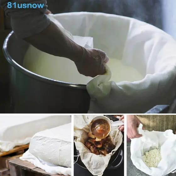 USNOW1 Pano De Filtro De Queijo Absorvente Cozinha Algodão Respirável Gaze Capa De Isolamento