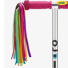 Junho 2pcs Tricycle Handlebar Tassels Acessórios De Ciclismo Coloridos Ao Ar Livre Decoração De Bicicletas