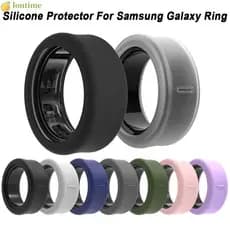 LONTIME Smart Ring Protetor , Capa De Silicone Antiarranhões , Elástico Para Anel Galaxy