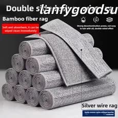 LANFYGOODS 1/5/10Pcs Toalha De Lavar Louça , Pano De Limpeza De Cozinha De Fibra Espessada , Dupla Face