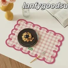 LANFYGOODS Placemats , Tapete De Mesa Dopamina Absorvente De Água , Porta-Copos Antiderrapante Óleo Com Isolamento Térmi