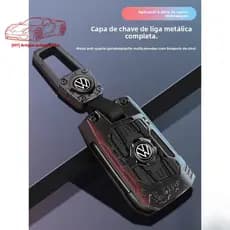 Capa Protetora de Chave de Carro em Liga de Zinco para VW Volkswagen Golf 7 MK7 Tiguan MK2 SEAT Ateca Leon FR 2 4299