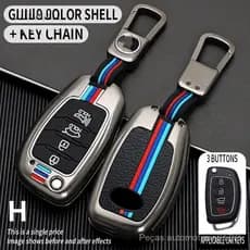 Capa para Chave de Carro 2024 para Hyundai IX35 IX25 I10 I20 I30 HB20 Sonata Verna Solaris Santa Elantra Mistar P 7504 8