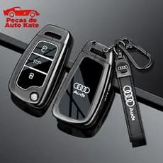 Capa de Chave de Carro em Liga de Zinco para Audi A1 A3 A4 8P 8L 8V A5 B6 B7 A6 A7 C5 C6 Q3 Q5 Q7 4F S3 S4 S6 OWCL 4299