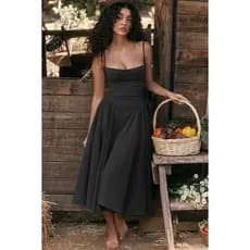 Vestido Longo Feminina Bodycon Esbelto Com Bustier Vermelho Longo De Verão