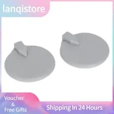 Lanqistore  2pcs 65mmEletrodo Almofadas Redondas De Silicone Para Terapia Emagrecimento Dezenas Elétricas