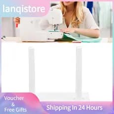 Lanqistore Lanqistore suporte de linha para máquina de costura, carretel doméstico com dois cones para linhas de
